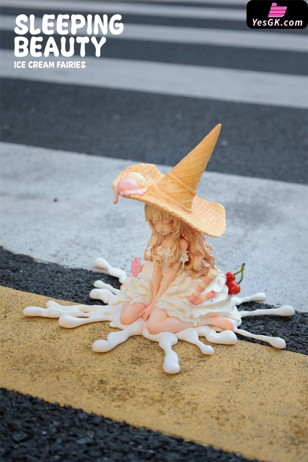 Sleeping Beauty Ice Cream Fairies: Vanilla & Matcha & Chocolate Statue - WeArtDoing Studio