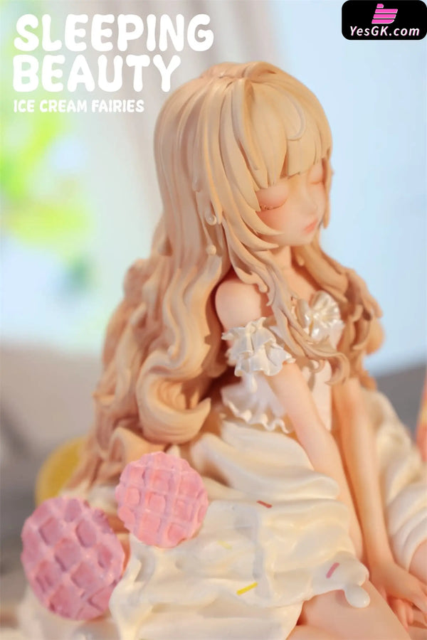 Sleeping Beauty Ice Cream Fairies: Vanilla & Matcha & Chocolate Statue - WeArtDoing Studio