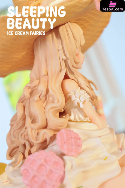 Sleeping Beauty Ice Cream Fairies: Vanilla & Matcha & Chocolate Statue - WeArtDoing Studio