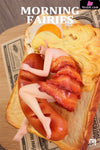 Sleeping Beauty Morning Fairies: Sausage Egg & Banana Ice Cream Statue - WeArtDoing Studio