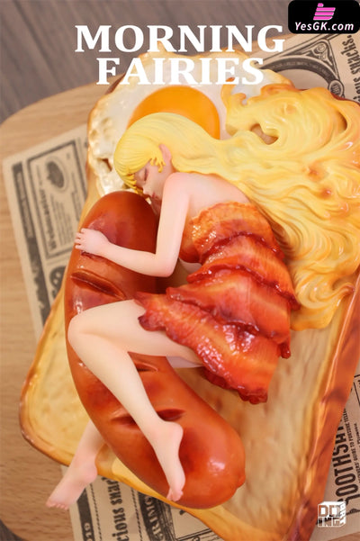 Sleeping Beauty Morning Fairies: Sausage Egg & Banana Ice Cream Statue - WeArtDoing Studio