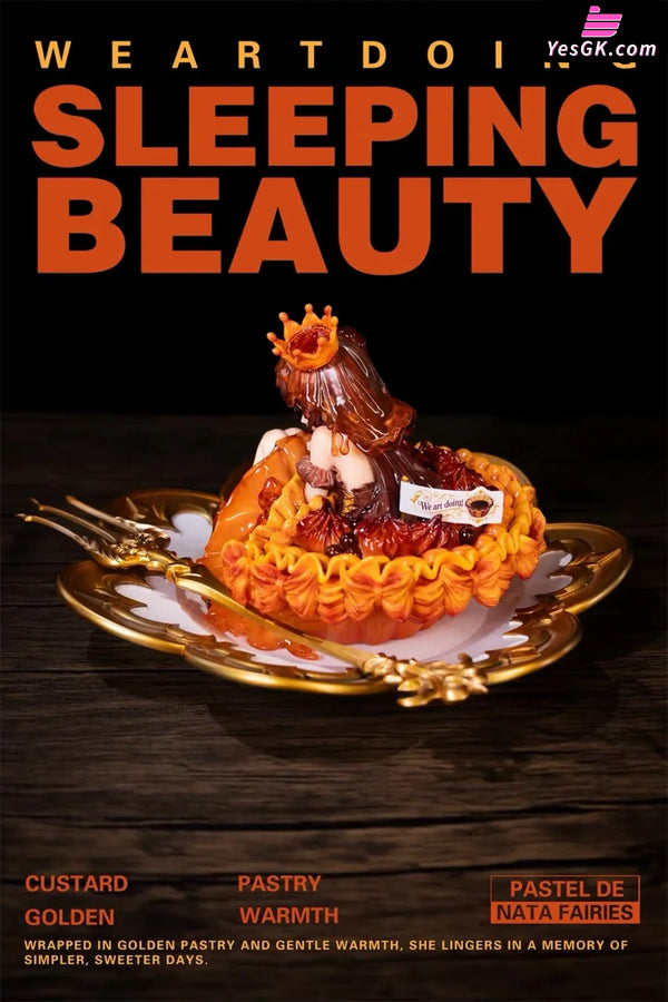 Sleeping Beauty Pastel de Nata Fairies Statue - WeArtDoing Studio