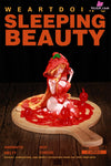 Sleeping Beauty Pizza Fairies: Cheese Supreme & Classic Tomato Statue - WeArtDoing Studio