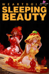 Sleeping Beauty Pizza Fairies: Cheese Supreme & Classic Tomato Statue - WeArtDoing Studio