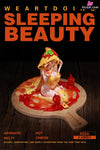 Sleeping Beauty Pizza Fairies: Cheese Supreme & Classic Tomato Statue - WeArtDoing Studio