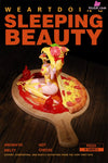 Sleeping Beauty Pizza Fairies: Cheese Supreme & Classic Tomato Statue - WeArtDoing Studio
