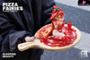 Sleeping Beauty Pizza Fairies: Cheese Supreme & Classic Tomato Statue - WeArtDoing Studio