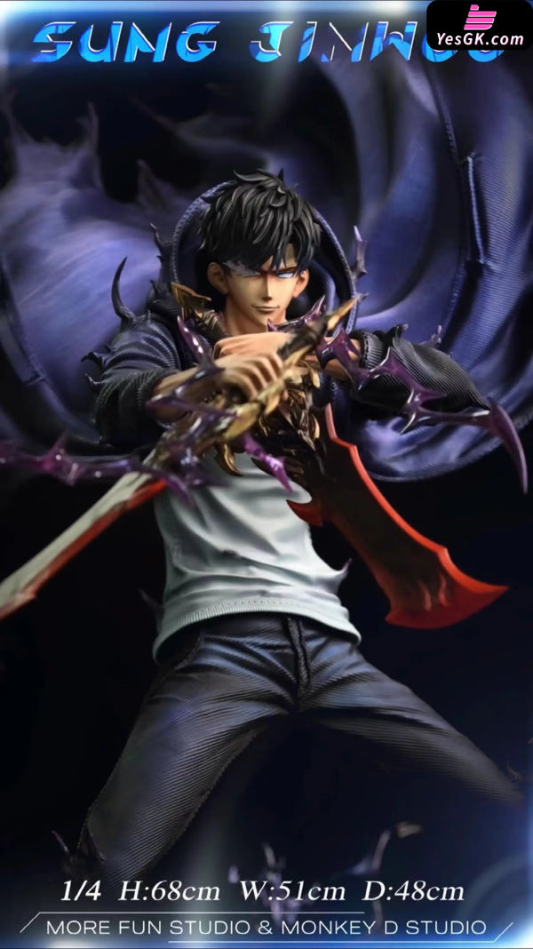Solo Leveling E-Rank Hunter Sung Jin Woo 1/4 Statue - More Fun Studio x Monkey D. Studio [Pre-Order] - Solo Leveling
