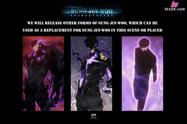 Solo Leveling Shadow Monarch Sung Jin Woo Statue - NiRen Studio [Pre-Order] - Solo Leveling