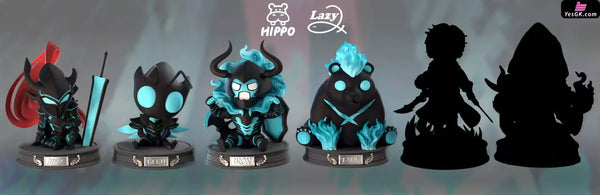Solo Leveling Sitting Posture Series #2 Iron & Tank 1/8 GK Statue - Hippo Studio & Lazy Studio [In-Stock] - Full