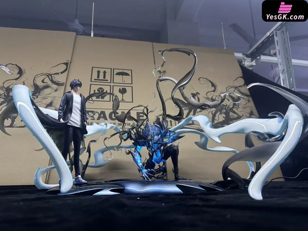 Solo Leveling Sung Jin Woo & Ant King Beru 1/7 GK Statue - Four Horsemen Studio [In-Stock] - Solo Leveling