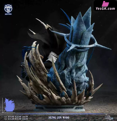 Solo Leveling Sung Jin Woo VS Praise the God GK Statue - Mask Studio [Pre-Order] - Solo Leveling