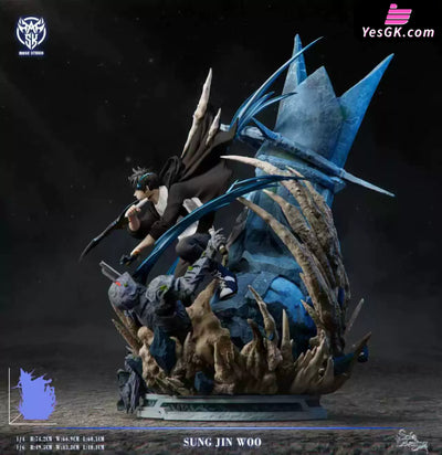 Solo Leveling Sung Jin Woo VS Praise the God GK Statue - Mask Studio [Pre-Order] - Solo Leveling
