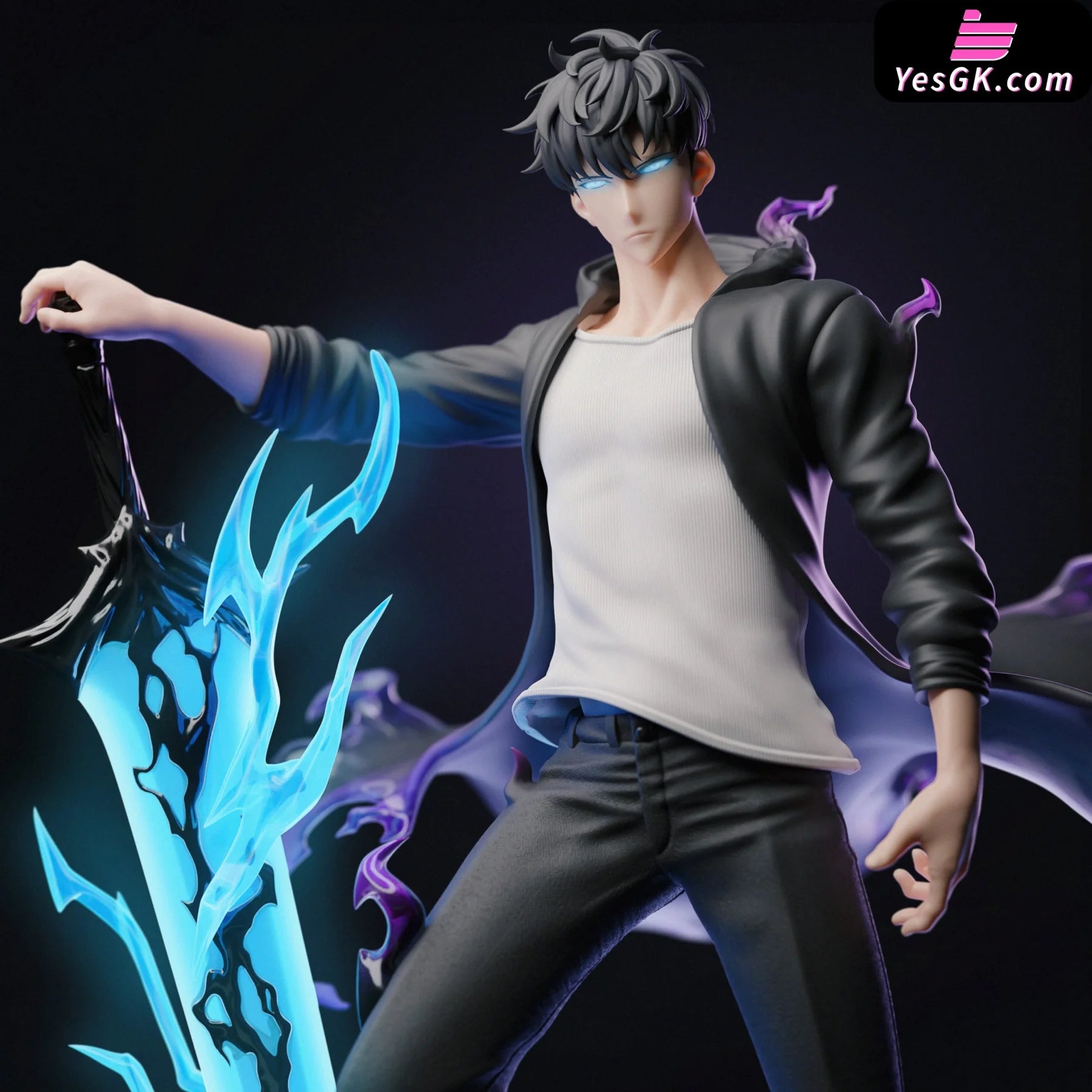 Solo Leveling The Shadow Monarch Awakening Jin Woo Resin Statue - Player 1 Studio [Pre-Order] Others