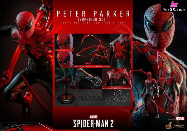 Marvel Spider - Man 2 Peter Parker (Ultimate Suit) Statue - Hottoys Studio [Pre - Order] Marvel