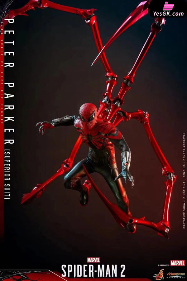 Marvel Spider - Man 2 Peter Parker (Ultimate Suit) Statue - Hottoys Studio [Pre - Order] Marvel