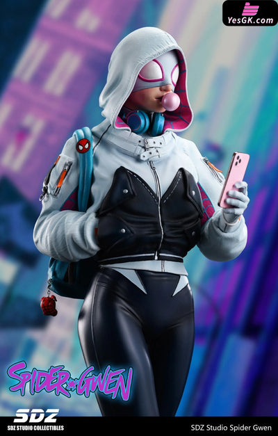 Marvel Spiderman Holiday Collection Gwen Stacy Resin Statue - Sdz Studio [Pre-Order Closed] Marvel