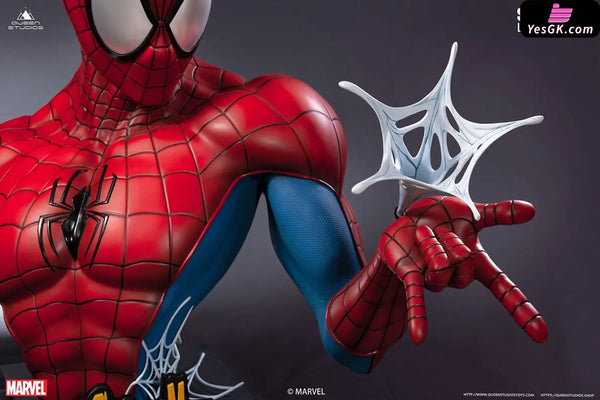 SpiderMan Life-Size Bust 1/1 Statue - Queen Studio [In-Stock] MARVEL