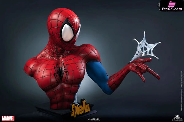 SpiderMan Life-Size Bust 1/1 Statue - Queen Studio [In-Stock] MARVEL