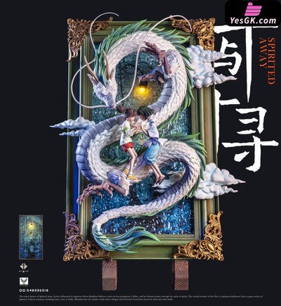 Spirited Away Chihiro Ogino & Haku Statue - White Deer Studio [Pre-Order] Miyazaki Anime