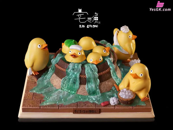 Spirited Away Hayao Miyazaki’s Ecological Scene Little Rubber Duck Bath GK Statue - ZJB Studio [Pre-Order] - Full
