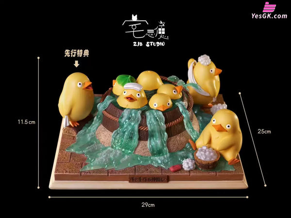 Spirited Away Hayao Miyazaki’s Ecological Scene Little Rubber Duck Bath GK Statue - ZJB Studio [Pre-Order] - Full