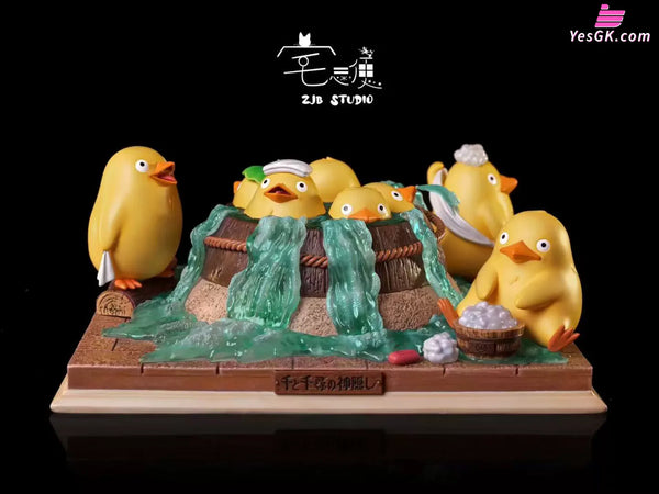 Spirited Away Hayao Miyazaki’s Ecological Scene Little Rubber Duck Bath GK Statue - ZJB Studio [Pre-Order] - Full