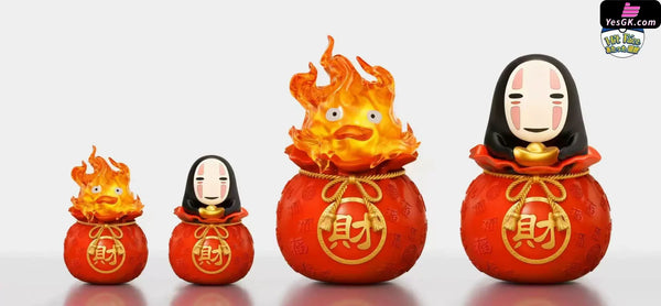 Spirited Away Lucky Bag No-Face GK Statue - Hit Face Studio [In-Stock] - Miyazaki Anime