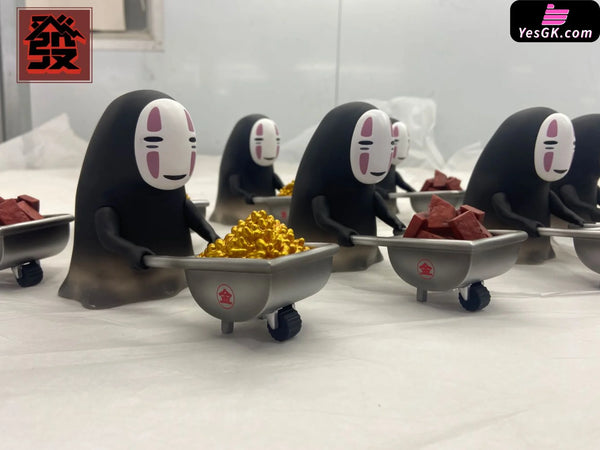 Spirited Away No Face Man Transporting Gold GK Statue - FA Studio [In-Stock] Miyazaki Anime