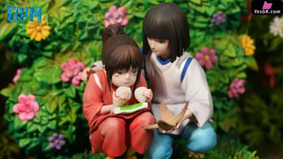 Spirited Away Series #5 Eating Rice Ball Chihiro Ogino & Haku GK Statue - OPM Studio [Pre-Order] Miyazaki Anime