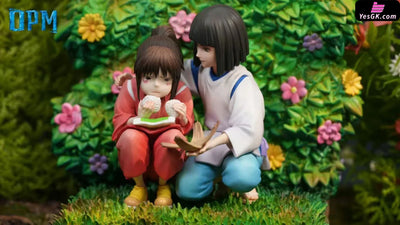 Spirited Away Series #5 Eating Rice Ball Chihiro Ogino & Haku GK Statue - OPM Studio [Pre-Order] Miyazaki Anime
