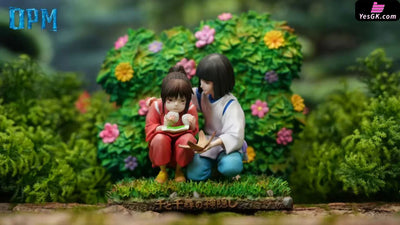 Spirited Away Series #5 Eating Rice Ball Chihiro Ogino & Haku GK Statue - OPM Studio [Pre-Order] Miyazaki Anime