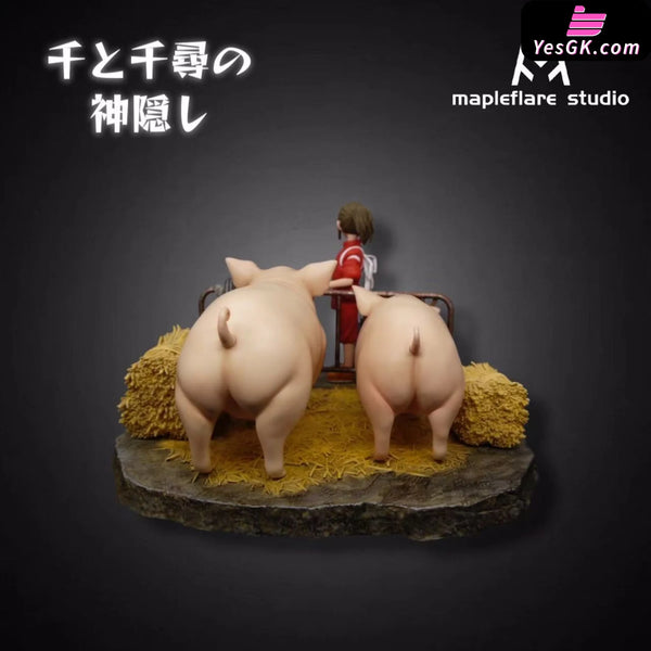 Spirited Away Series Chihiro and Her Parents GK Statue Mapleflare Studio [Pre Order] Miyazaki Anime
