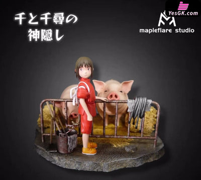 Spirited Away Series Chihiro and Her Parents GK Statue Mapleflare Studio [Pre Order] Miyazaki Anime