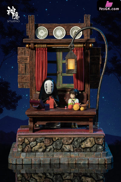 Spirited Away Silhouette Moment Series Spirited Away No-Face Man & Chihiro Ogino GK Statue - Shen Yin Studio