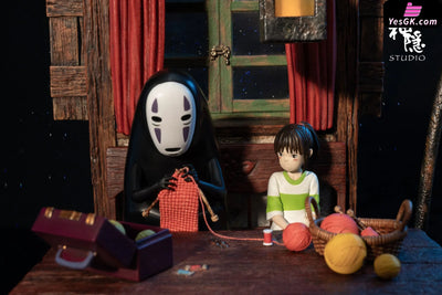 Spirited Away Silhouette Moment Series Spirited Away No-Face Man & Chihiro Ogino GK Statue - Shen Yin Studio