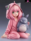 Spy x Family 1st Totoro Pajamas Anya Forger & Totoro GK Statue - DREAM ELF Studio [Pre-Order Closed] Deposit / Red