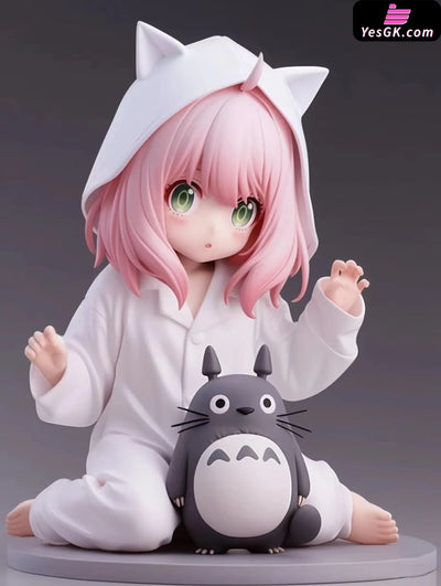 Spy x Family 1st Totoro Pajamas Anya Forger & Totoro GK Statue - DREAM ELF Studio [Pre-Order Closed] Deposit / White