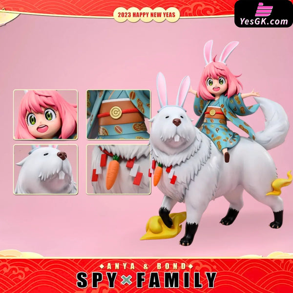 SPY x FAMILY Anya & Bond GK Statue - WakuWaku Studio [In-Stock] Full Payment SPY x FAMILY