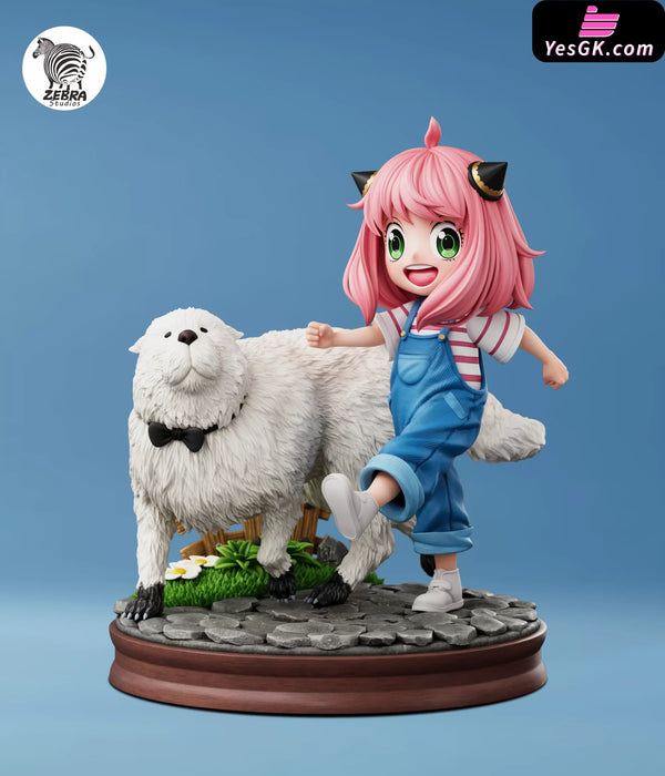 Spy x Family Anya & Bond Looking Left GK Statue - Zebra Studio [Pre-Order] - SPY x FAMILY