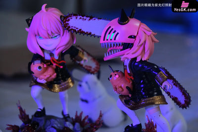 Spy x Family Anya cos Chainsaw Man GK Statue - CM Studio & RUIN Studio [In-Stock] Chainsaw Man