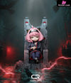 Spy x Family Anya Cosplay Throne Uchiha Itachi GK Statue - CR Studio [In-Stock] - Full Payment / Pink Color - SPY x