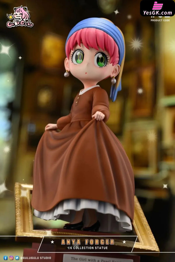SPY x FAMILY Anya Forger Cosplay Girl with a Pearl Earring GK Statue - GULUGULU Studio [In-Stock] - Full Payment - SPY