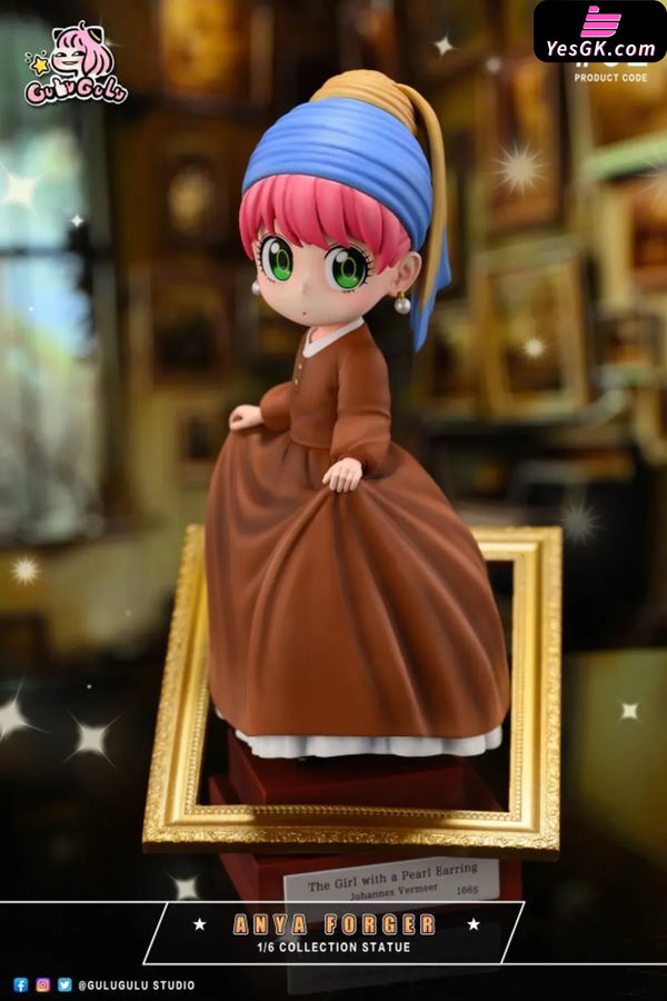 SPY x FAMILY Anya Forger Cosplay Girl with a Pearl Earring GK Statue - GULUGULU Studio [In-Stock] - Full Payment - SPY