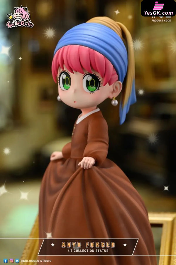 SPY x FAMILY Anya Forger Cosplay Girl with a Pearl Earring GK Statue - GULUGULU Studio [In-Stock] - Full Payment - SPY