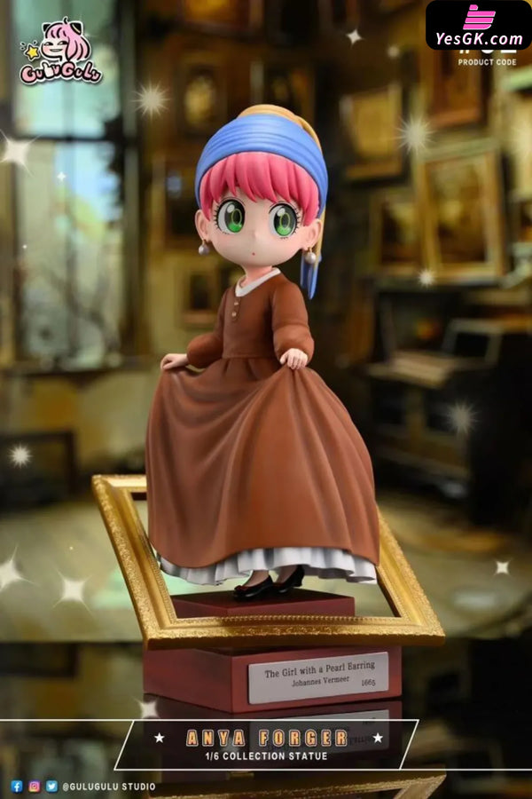 SPY x FAMILY Anya Forger Cosplay Girl with a Pearl Earring GK Statue - GULUGULU Studio [In-Stock] - Full Payment - SPY