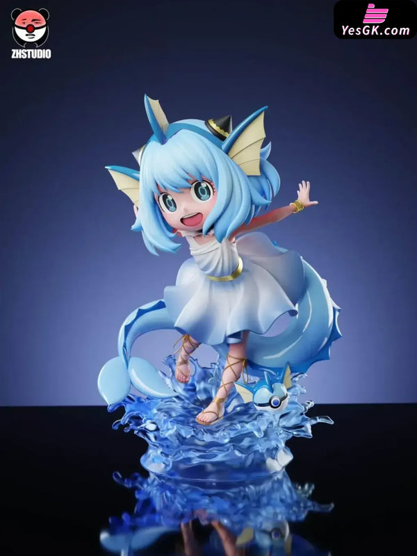 Spy x Family Anya Forger Cosplay Vaporeon GK Statue - ZH Studio [Pre-Order] Deposit / Blue color Green Eyes / Blue Hair