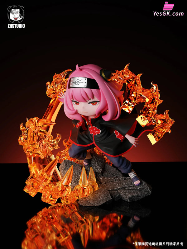 Spy x Family Bony Girl 2.0 Anya Cosplay Edo Itachi GK Statue - ZH Studio [In-Stock] - Full Payment / Akatsuki Pink Hair