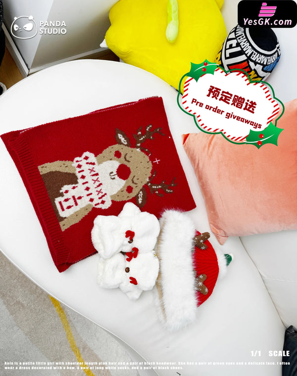 SPY x FAMILY Christmas Anya GK Statue - Panda Studio [In-Stock] - Full Payment - SPY x FAMILY