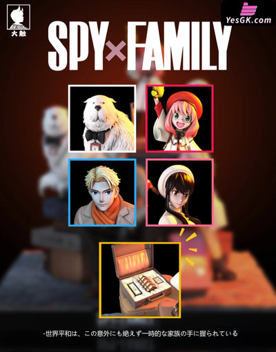 Spy X Family Code: White Family Portrait Resin Statue - Big Feeler Studio [Pre-Order]